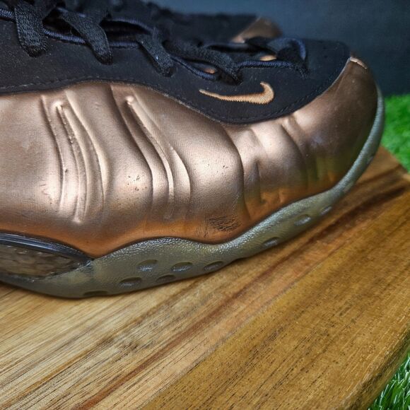 Nike Air Foamposite One Shoes Mens Size 10.5 Black Copper Basketball Sneakers main image 7
